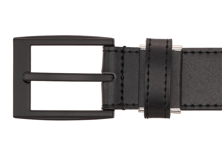 高爾夫女款黑色皮帶