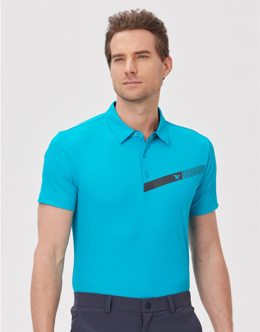 高爾夫男士青藍T恤 高爾夫男士青藍T恤